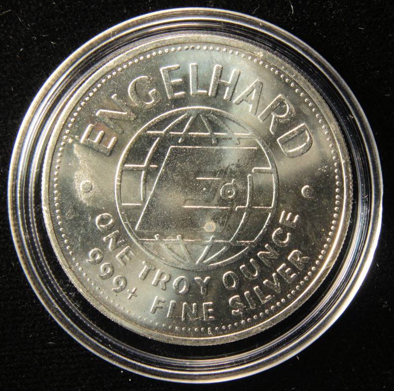 1 TROY OZ. .999 FINE SILVER PROSPECTOR ROUND 1982