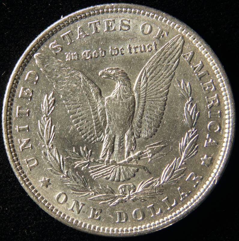 1881 MORGAN SILVER DOLLAR AU DETAILS