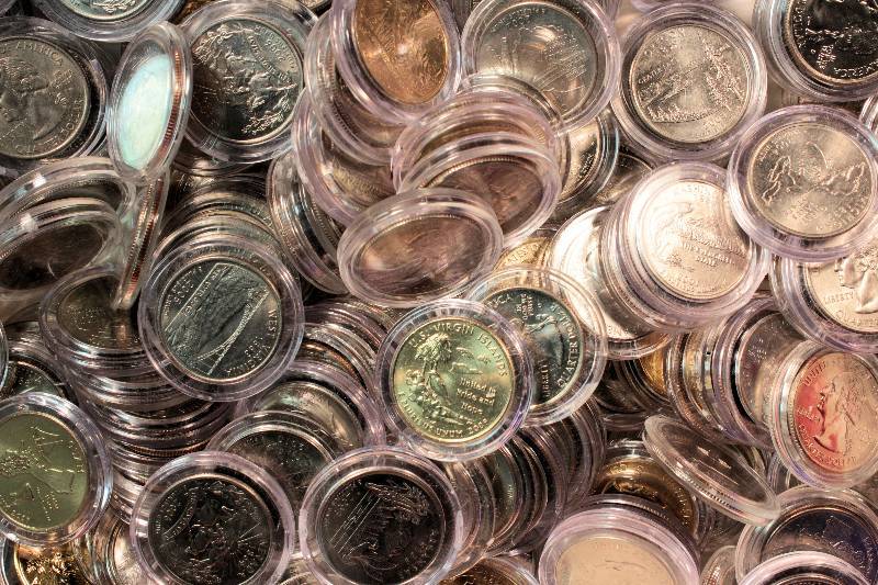 270 MIXED STATEHOOD QUARTERS IN AIRTITE HOLDERS