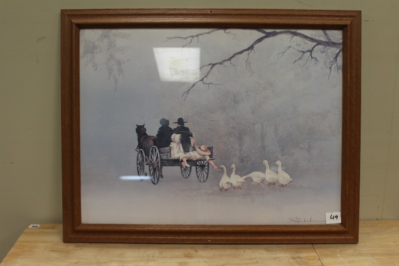Print in Wood Frame