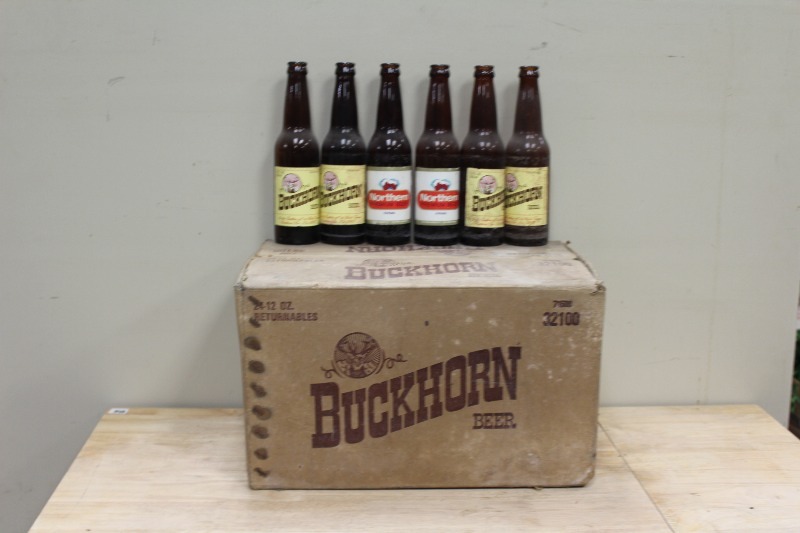 Case of Buckhorn Brewery Returnable Bottles
