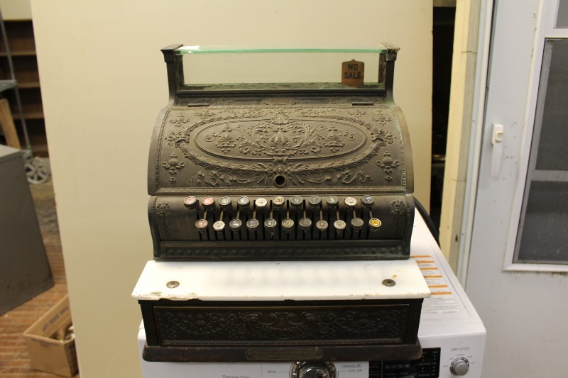 Antique Brass Cash Register