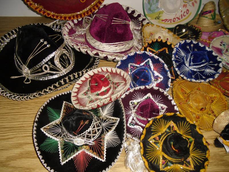 lot 28 image: Lot SW-10 Southwest Collection Mini Sombrero Hats