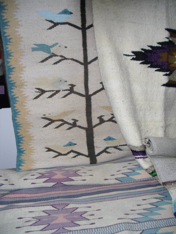 lot 24 image: Lot SW-8 Southwestern Collection Blanket Rug Wall Hanging