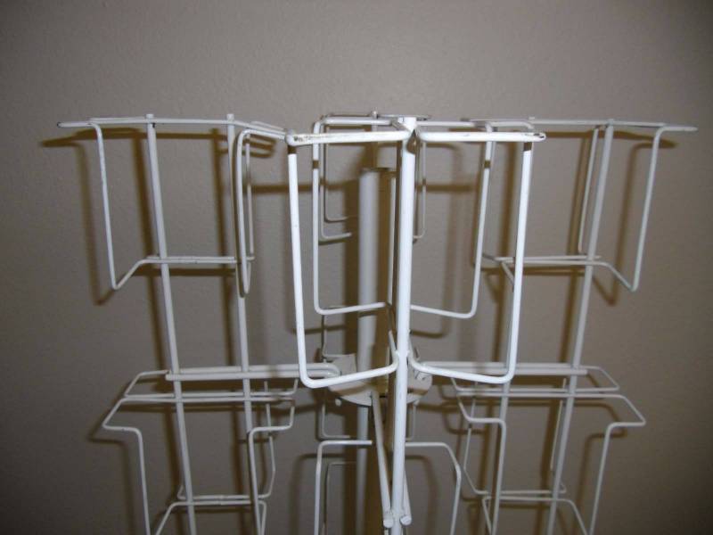 lot 39 image: 2 Revolving Greeting Card Racks