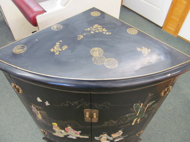 Oriental Corner Cabinet