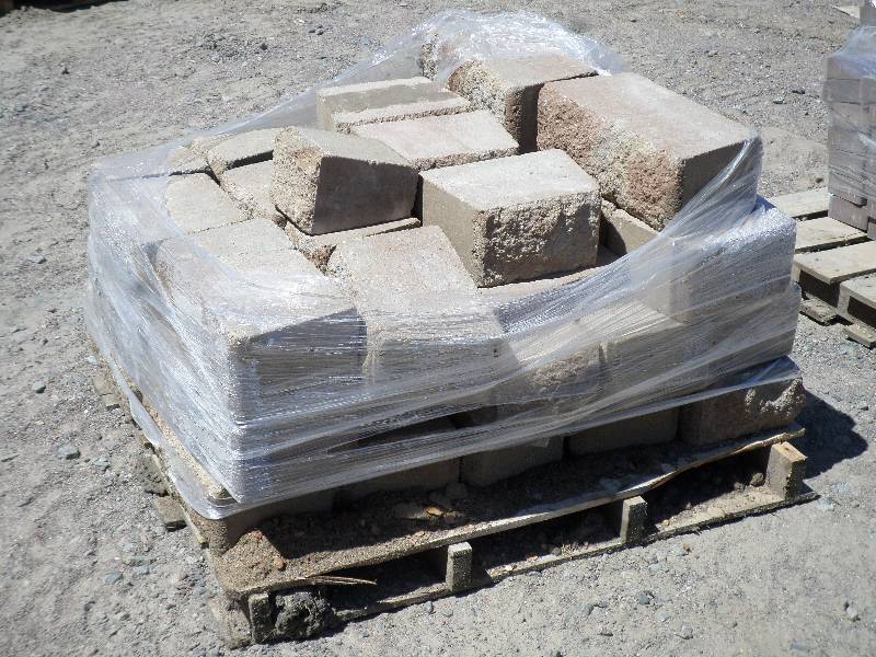 (1) Pallet Of Rough-Faced Retaining...