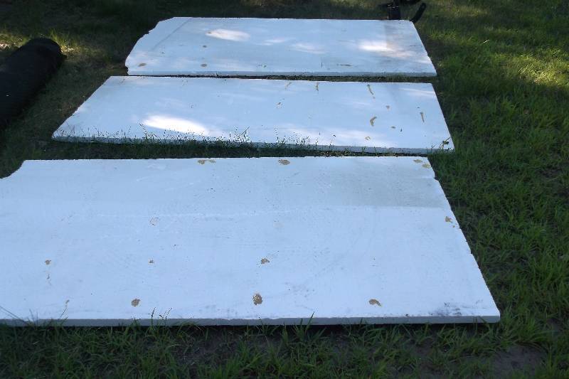 Styrofoam sheets