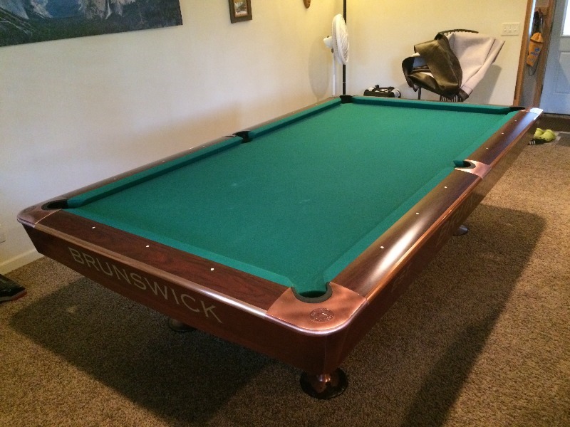 lot 1 image: Brunswick Gold Crown IV 1845 Tournament  Pool Table - Top Quality - Excellent Condition