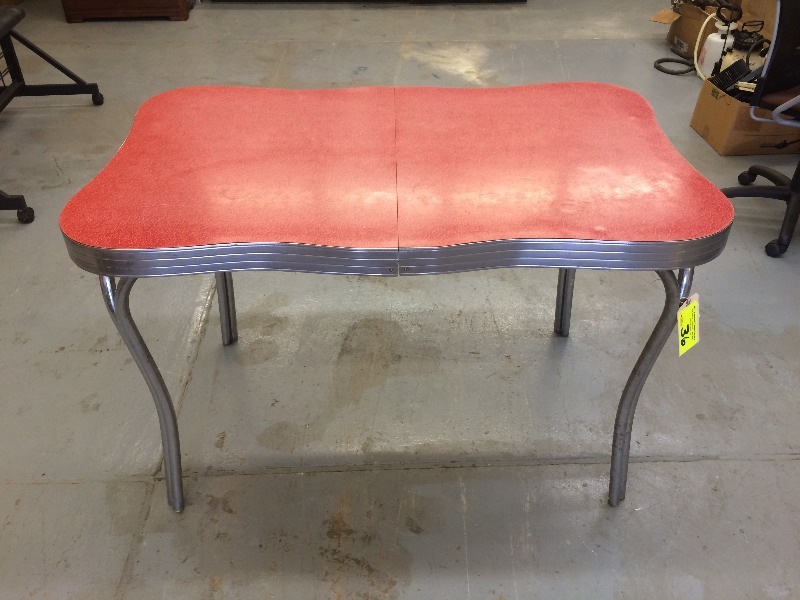 lot 36 image: Very Old Table  Cool Piece  47 long x 30 wide x 30 high
