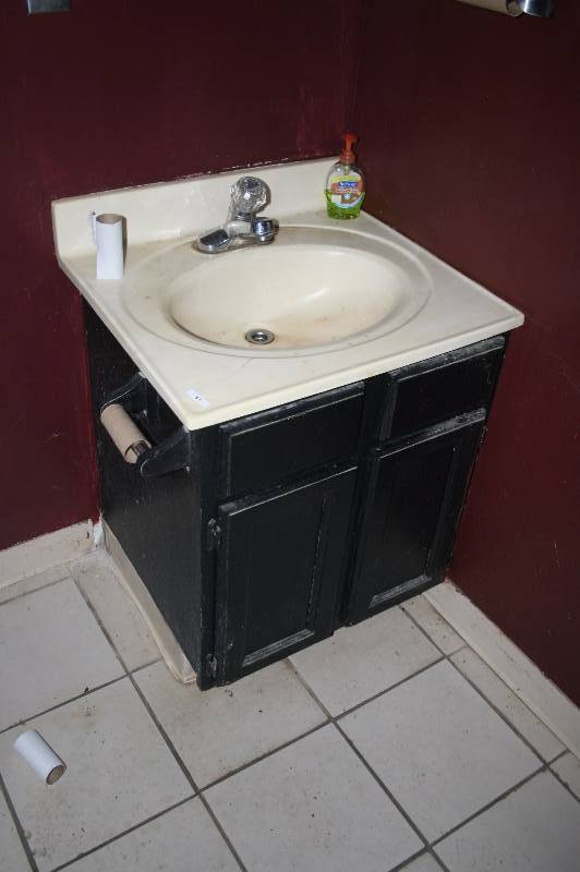 Vanity with sink