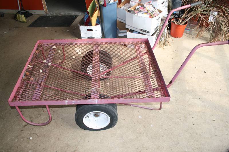 Two wheel  metal dolly cart