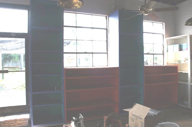Very big set of shelving units