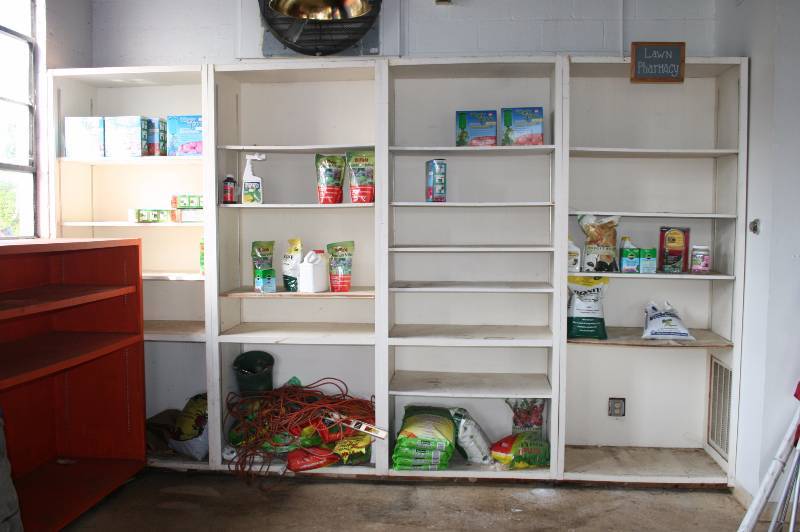 Four Shelving Units