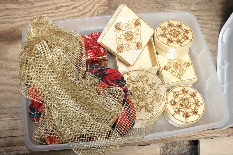 Ribbon and Decorative Boxes