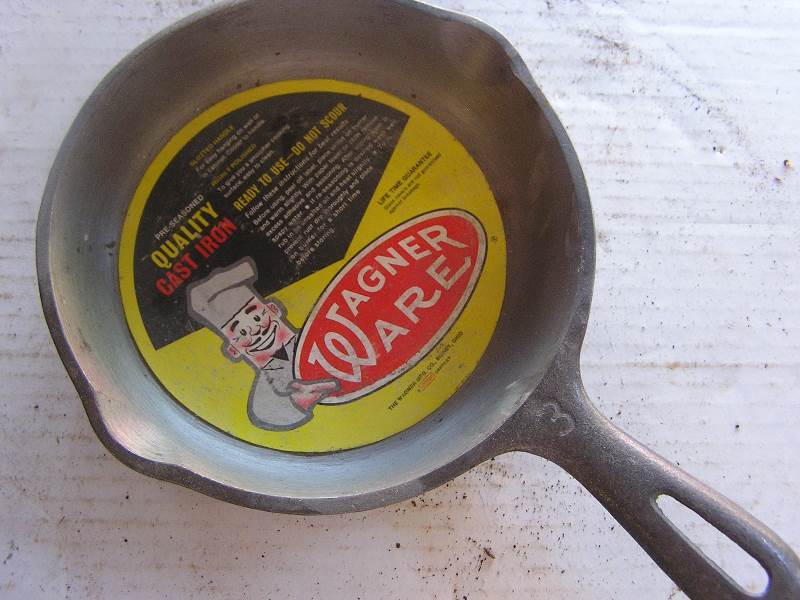 lot 179 image: wagner cast iron skillet #3 NEW