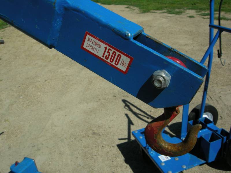 BlueBird Engine hoist and cart Boat Trailer, AC Unit, Jack Hammer