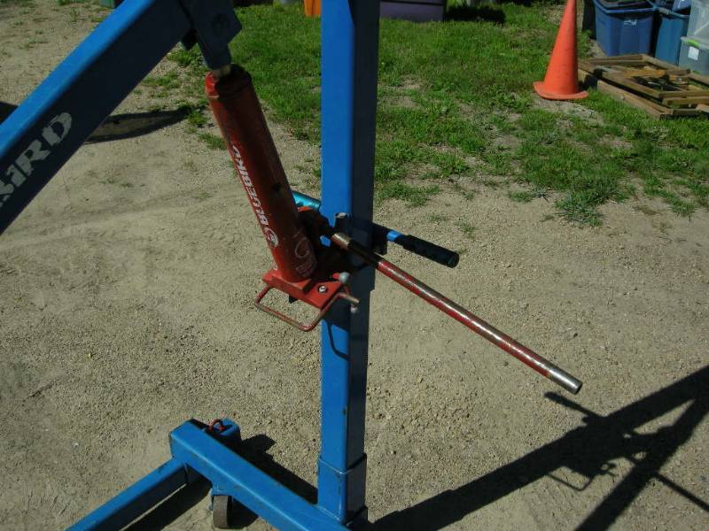 BlueBird Engine hoist and cart Boat Trailer, AC Unit, Jack Hammer
