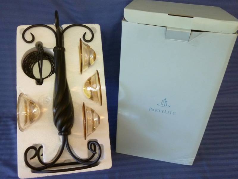 lot 37 image: Partylite Candelabra