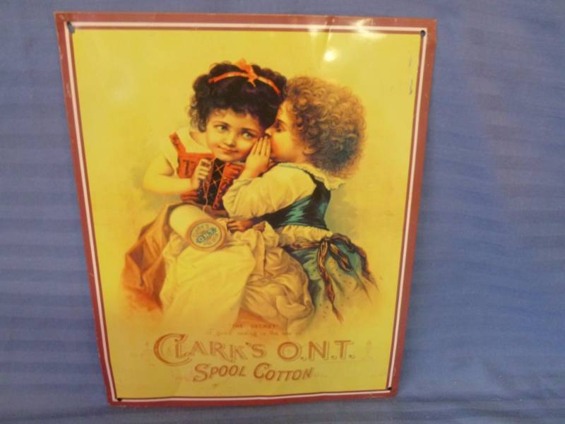 lot 52 image: Metal Sign