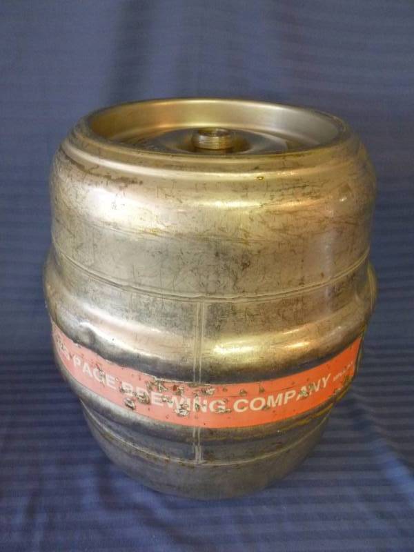 lot 93 image: Pabst Brewing Co. Stainless Steel Keg