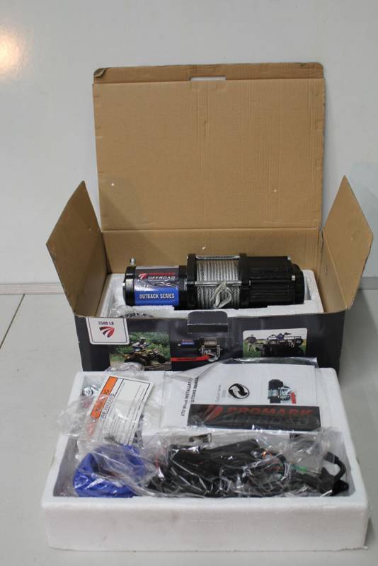 lot 1 image: ProMark Outback 4500lb ATV Winch