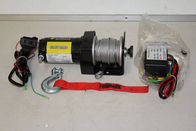 lot 5 image: ProMark 2,000 lb Utility Winch