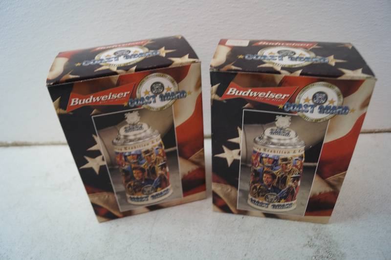 Coast Guard Budweiser Steins