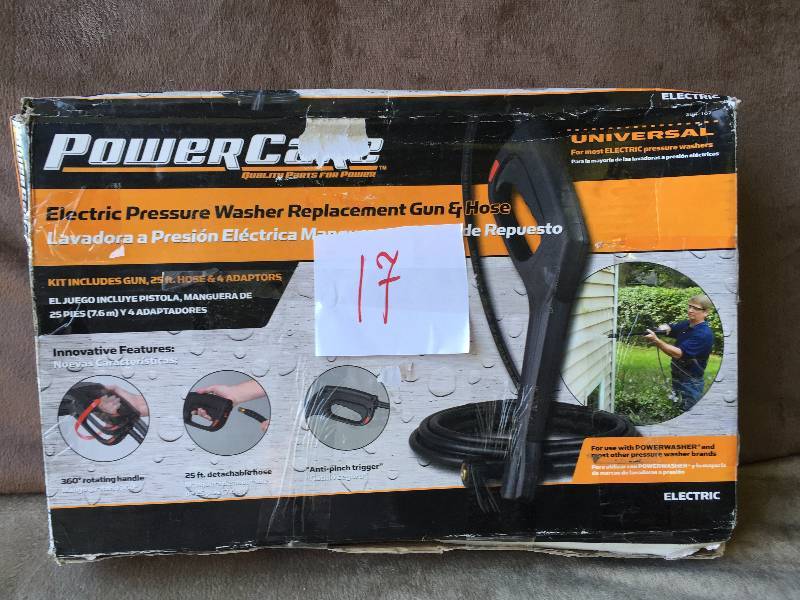 lot 17 image: Power Care Electric Preassure Washer Replacement Gun