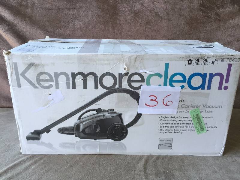 lot 36 image: Kenmore Clean Vacuum Canister