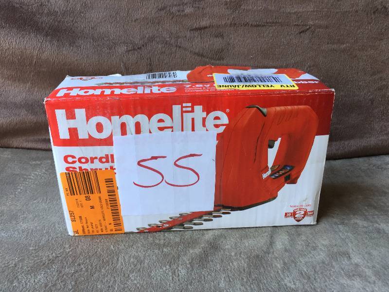 lot 55 image: Homelite 7.2 Volt Shrubber
