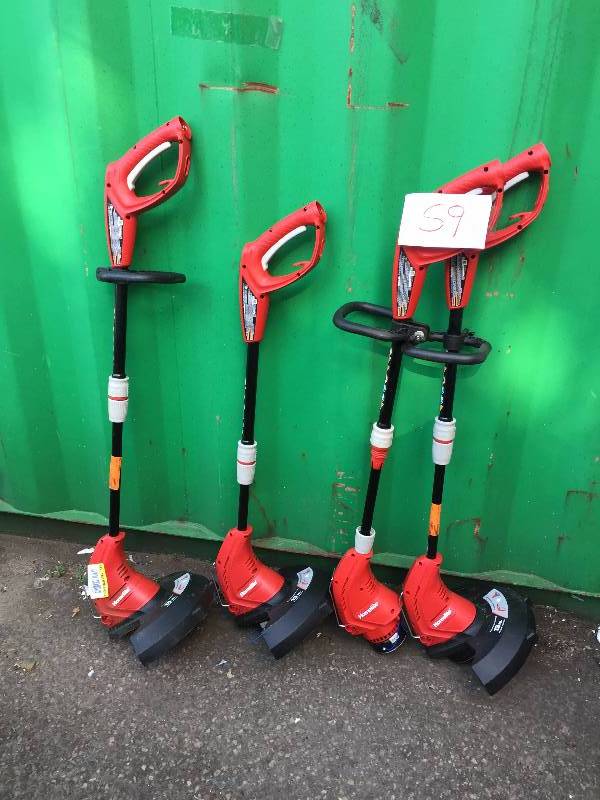 lot 59 image: Lot of 4 Homelite electric Trimmers