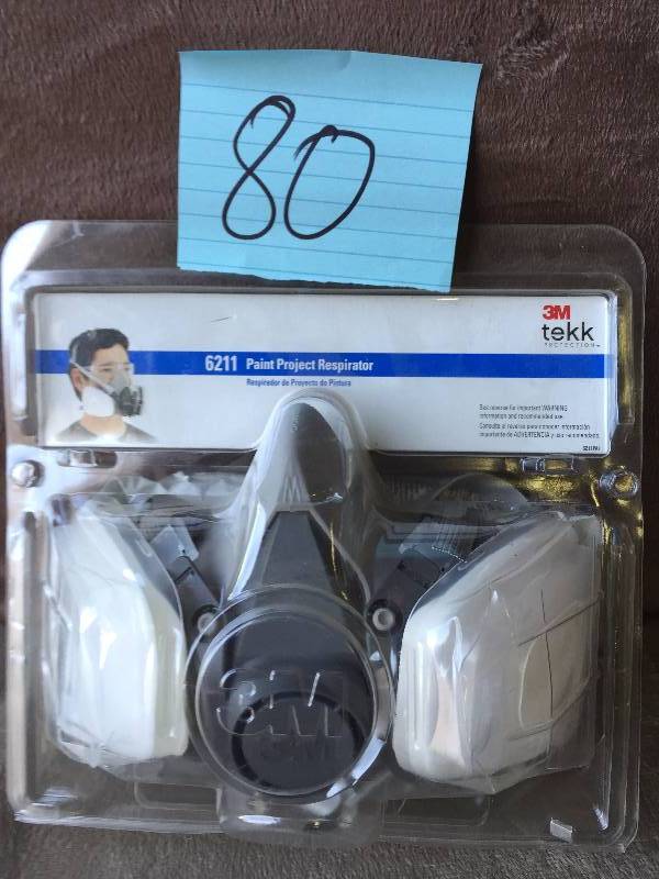 lot 80 image: 6211 Paint Project Respirator