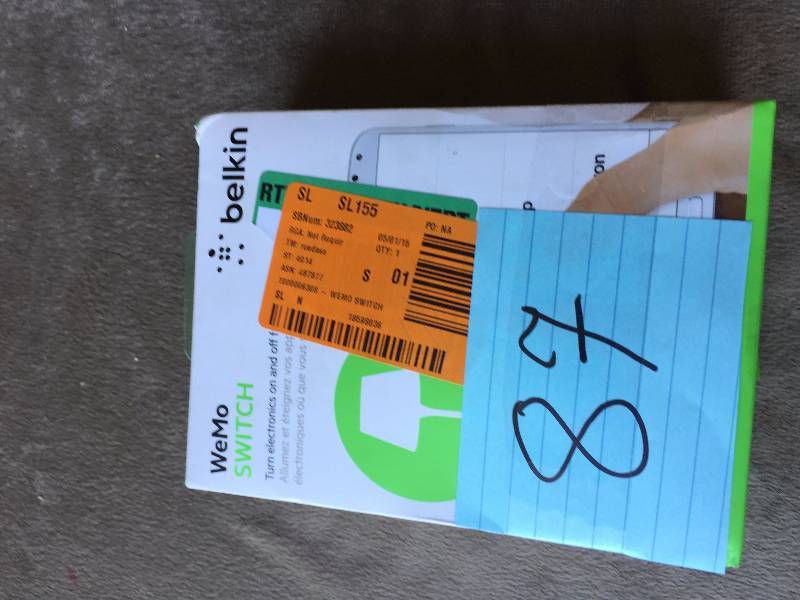 lot 87 image: WeMo Switch