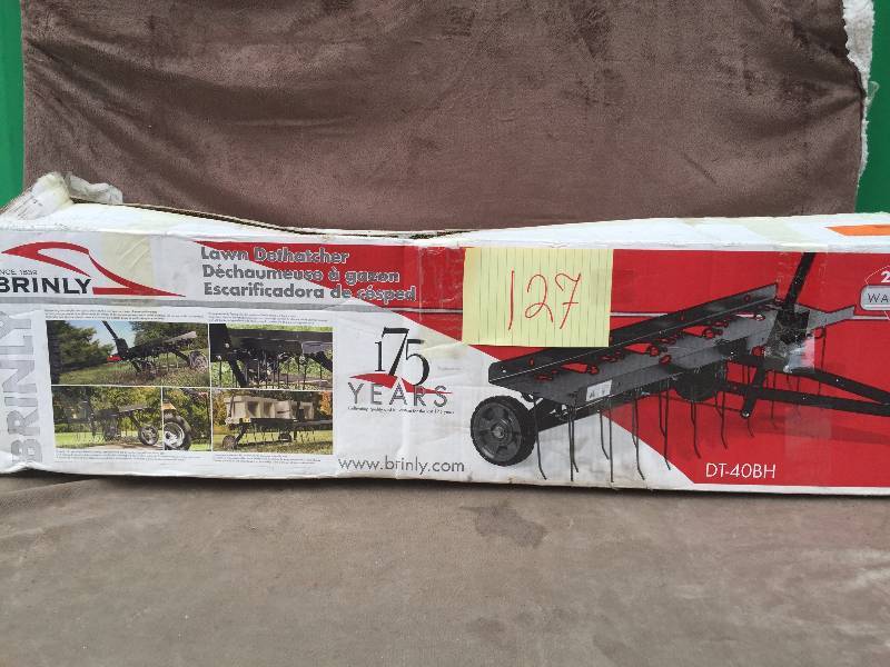 lot 127 image: Brinly Lawn Dethatcher