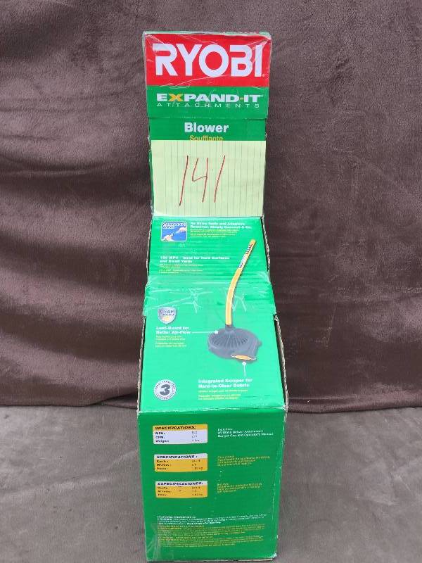 lot 141 image: Ryobi Blower Expand It