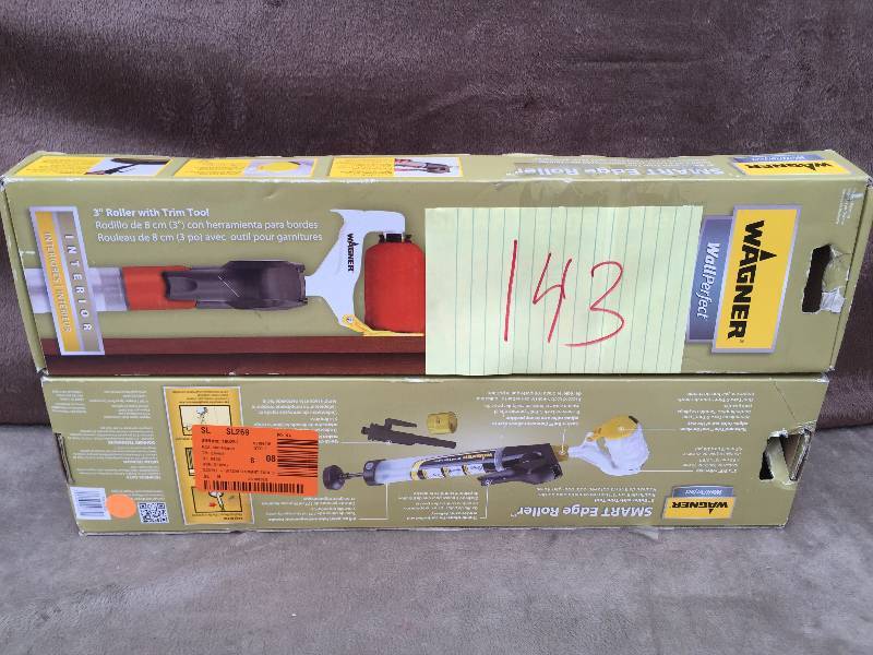 lot 143 image: Lot of 2 Wagner 3 Roller with Trim Tool