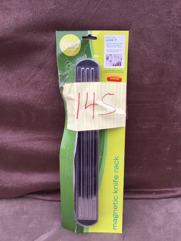 lot 145 image: Food Network Magnetic Knife rack