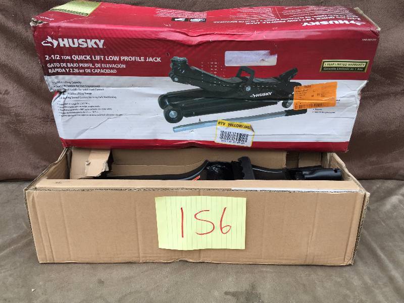 lot 156 image: Husky 2 12 Ton Floor Jack