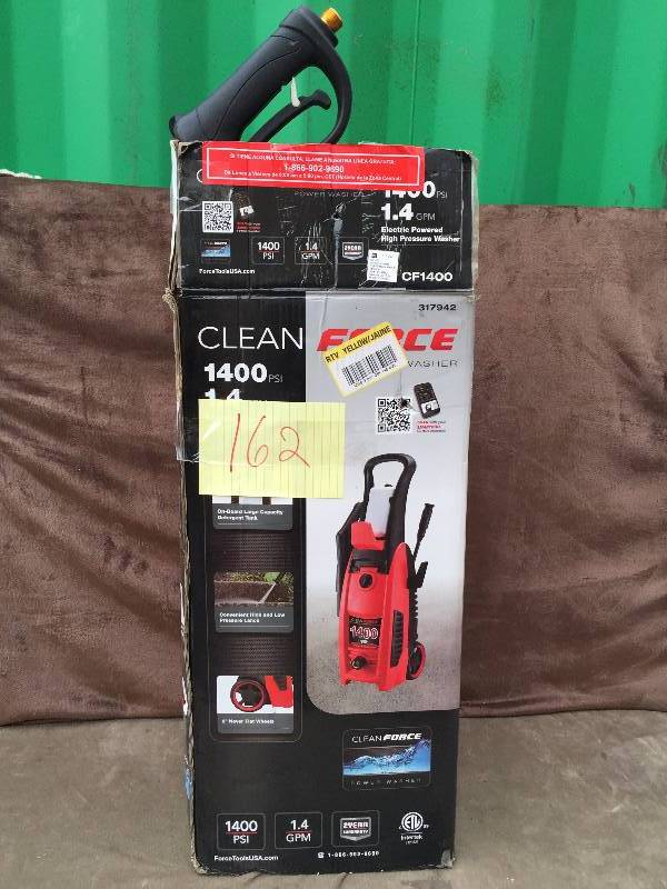Clean Force 1400 PSI Preassure washer KX Real Deals General