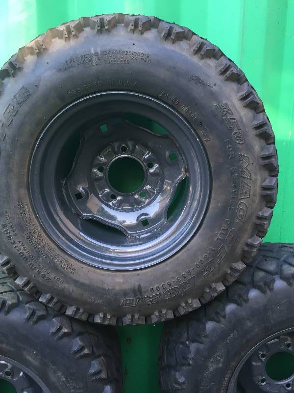 lot 76 image: Lot of 6 350 MAG Off the Road Tires-25 x10.00-12NHS