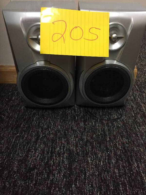 lot 205 image: Stereo Speakers
