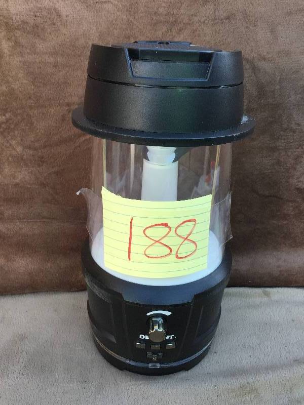 lot 188 image: 200 Lumen LED Lantern missing charger