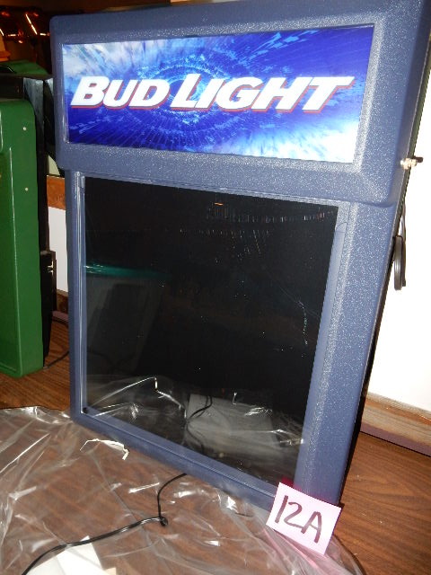lot 12A image: Bud Lite Lighted Sign Board