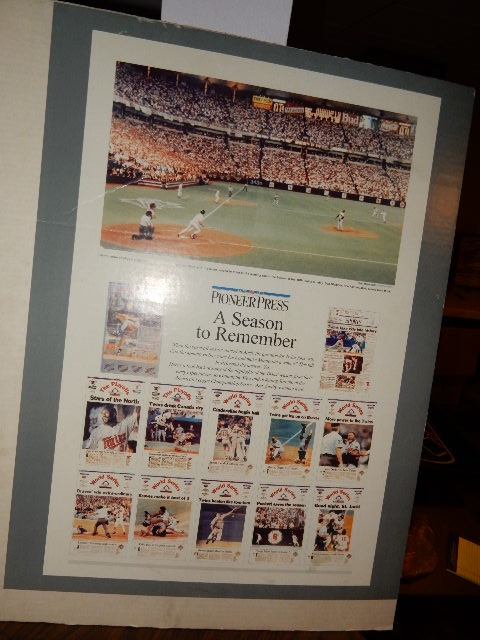 lot 104 image: Pioneer press.. Season to remember poster