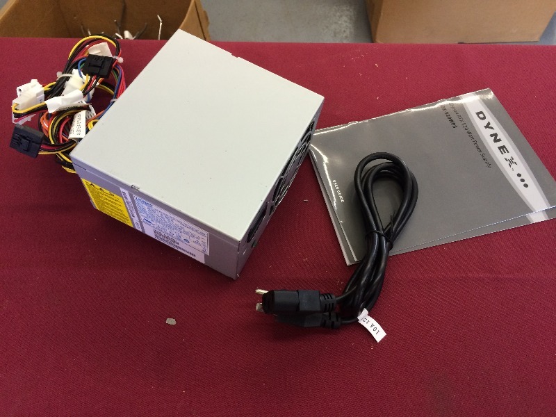lot 25 image: Dynex 520 watt ATX Power Supply   New in the box
