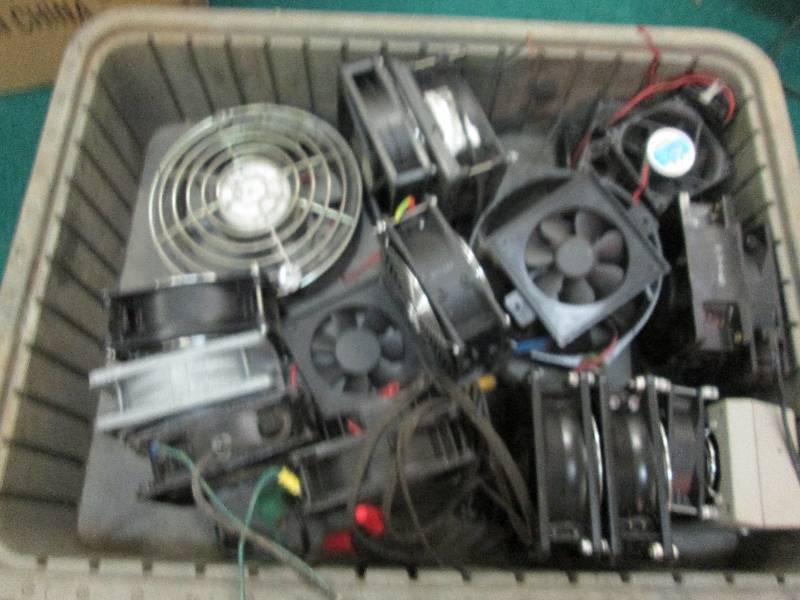 Assorted Fans, Wired electric Based...