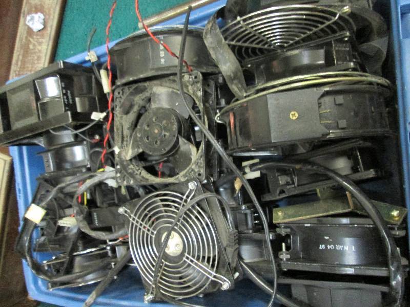 Assorted Fans, Wired electric Based...