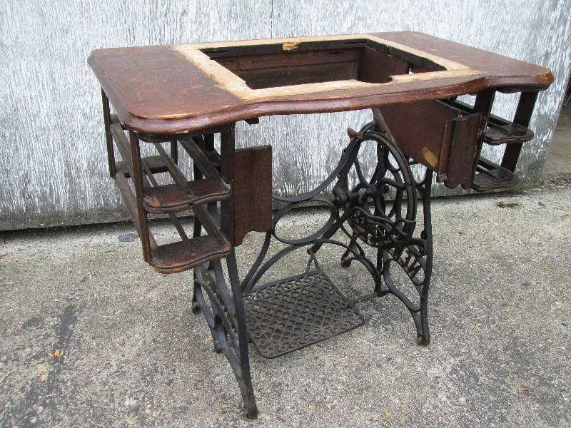 Antique Sewing machine stand - coul...