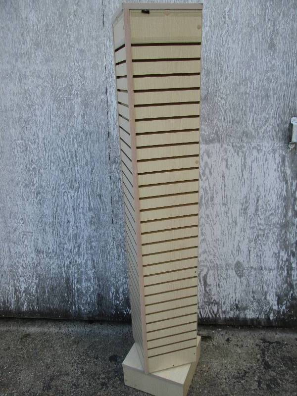 4 sided slat wall display, sides ar...